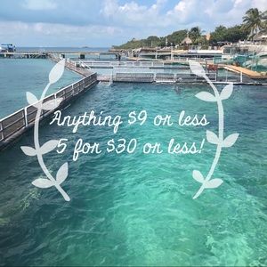 5 for $30! Anything $9 and under!